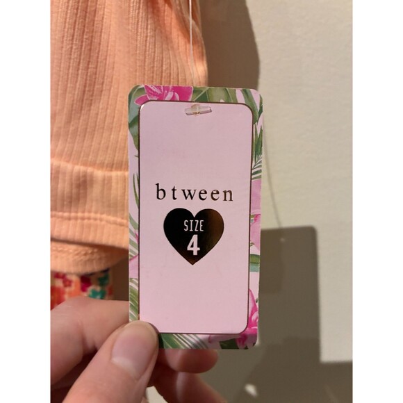 NWT Btween Orange Retro Outfit - Tank & Bell-Bottom Pants - Girl's 5 - Picture 4 of 4